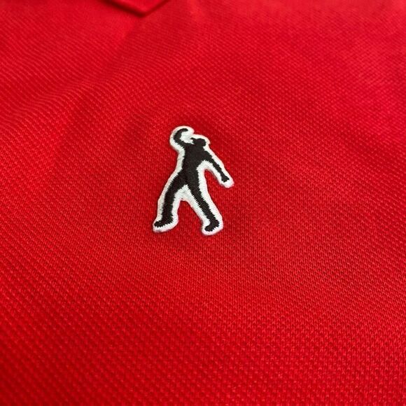 Nike Tiger Woods TW Fist Pump Golf Polo Red Masters DC0347-657 Mens size M New - Picture 6 of 12